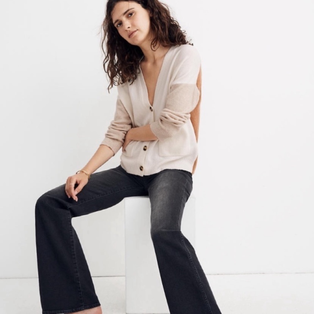 Madewell Kent Ex-Boyfriend Button Cardigan Small